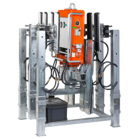 De vacuümheffer CladBoy CB5 in transportkar