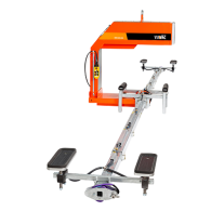 De VIAVAC vacuümheffer RotaBoy voor het keren van lange en zware dakpanalen